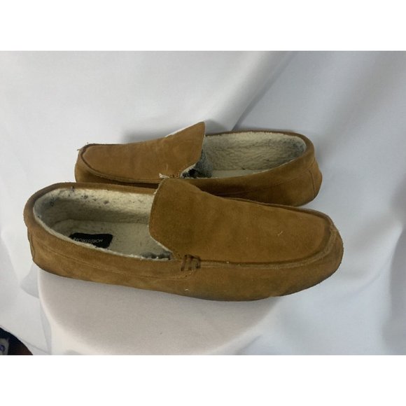 Nordstrom Other - Nordstrom Men’s XL 13/14 Tan Mocassins Sherpa Lined Comfort Shoes Slippers